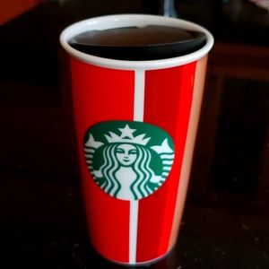 Starbucks new vtg striped tumbler